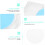 100pcs Mixed Cellulose Filter Membrane Pore Hydrophilic Membrane 8