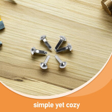 100 mini attaches parisiennes 4,5 x 8 mm
