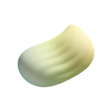 Bequemes Silikon-Handgelenkauflage-Mauspad für-GrünOrange