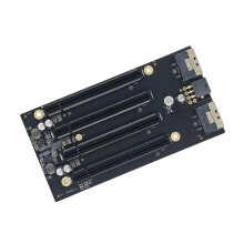 Schnelle PCIe4 0 X4X4X4X4-Erweiterungskarte für Computer- und