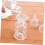100pcs Plastic Funnels Mini Dispenser Funnel for Transferring Separating Liquid Small for Kitchen Bottling 2