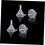 100pcs Plastic Funnels Mini Dispenser Funnel for Transferring Separating Liquid Small for Kitchen Bottling 3