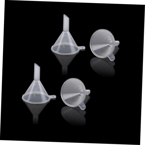 100pcs Plastic Funnels Mini Dispenser Funnel for Transferring Separating Liquid Small for Kitchen Bottling 2