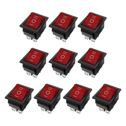16A 250V Rocker Switches With Red Light-red without light