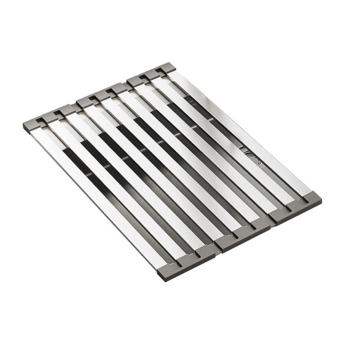 Compacts Foldable Dish Rack For Efficient Water Drainages In-M