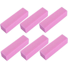 10 limas de uñas, pulidores y bloques de esponja de 4 caras para lijar y pulir uñas, ideales para manicura en casa y en salones de belleza.