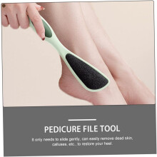 Lot de 2 appareils pour la peau des pieds : lime manuelle, dissolvant de callosités, outil de pédicure double face, râpe pour la plante des pieds