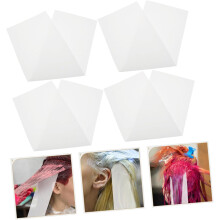 100pcs Hair Dyeing Paper Sheets for Coloring Highlighting Reusable Isolation Barrier Strips Professional Hairdressing Use