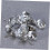 100pcs Crystal Upholstery Nails Sofa Crystal Tacks Decorative Buttons Smooth Edges Practical Stylish 2