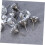 100pcs Crystal Upholstery Nails Sofa Crystal Tacks Decorative Buttons Smooth Edges Practical Stylish 4