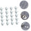 100pcs Crystal Upholstery Nails Sofa Crystal Tacks Decorative Buttons Smooth Edges Practical Stylish 7
