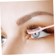100 mini peines para pestañas y cejas, herramienta de maquillaje para el cuidado de pestañas y cejas (color aleatorio).