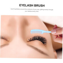100 Mini-Wimpernkamm- und Augenbrauenbürsten-Make-up-Pflegewerkzeug für Wimpern und Augenbrauenpflege, zufällige Farbe