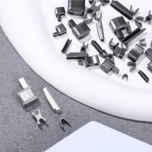 80-teiliges Reißverschluss-Reparaturset mit Metallhalterungen, Reißverschluss-Bodenstoppern und Werkzeugen zum Austausch von Schiebern