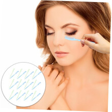 100 Mini-Wimpernkamm- und Augenbrauenbürsten-Make-up-Pflegewerkzeug für Wimpern und Augenbrauenpflege, zufällige Farbe
