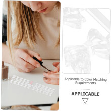 120 pezzi di tavolette per la pratica della manicure, con motivo a fiocco, ideali per l'allenamento e la realizzazione di nail art.