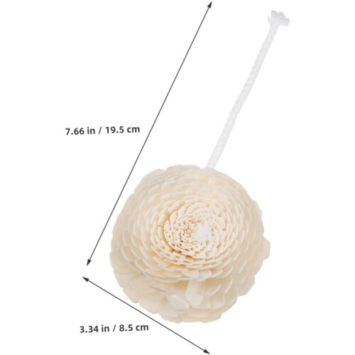 Lot de 2 diffuseurs de parfum à bâtonnets pour la maison, avec fleurs artificielles décoratives. 1