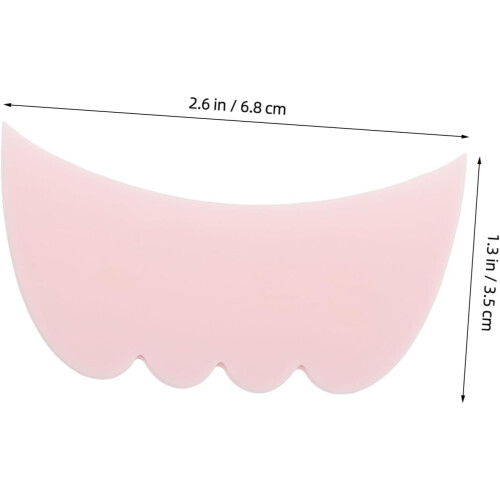 2pcs Eyeshadow Primer Stencil Tool Silicone Eyeliner Stencils for Eye Makeup Aid 1