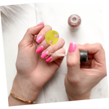 10 mini paletas de manicura, recipientes para pegamento de esmalte de uñas, paleta de mezcla portátil