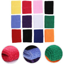 12pcs Pulso ergonômico suporte alças respiratórias mangas do pulso para homens mulheres guardas de basquete
