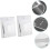 Make-up-Mischpaletten, leichtes, ergonomisches Design, Acryl, 2 Stück 2