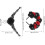 2pcs Halloween Skull Headband and Bone Necklace Accessories 2