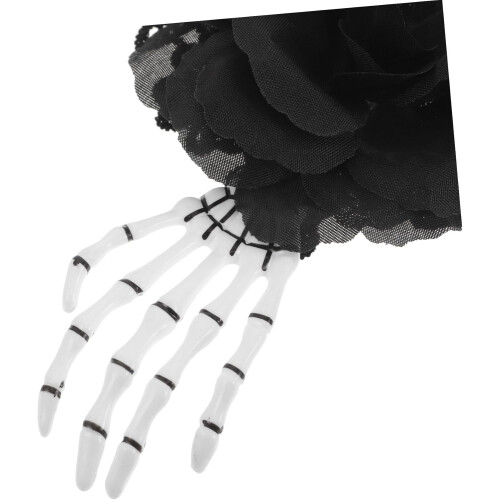 2pcs Halloween Skull Headband and Bone Necklace Accessories 2