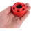 10 sets rode halterklemmen met veervergrendeling en spinlock-moer 4