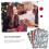 10 folhas estilo de Natal tecido Patchwork tecido de costura para DIY arte tecido de Natal cabeça 8