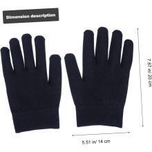 Set di 4 guanti in gel idratanti per la cura delle mani, ideali per riparare la pelle secca e ruvida, da usare durante la notte. Colori assortiti.