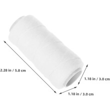 18 rollos de hilo de algodón para depilación facial y de cejas (repuesto)