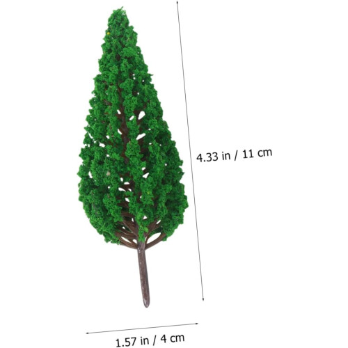 12pcs Pine Tree Model Set para construção e paisagem 1