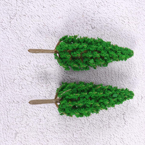 12pcs Pine Tree Model Set for Construction and Landscape Scenery