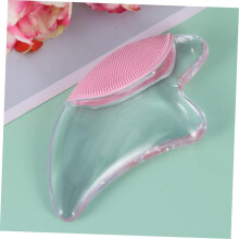 Lot de 2 plaques Gua Sha en cristal pour le traitement par grattage musculaire et la réflexologie faciale