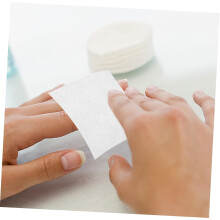 1200pcs finas almofadas de algodão branco macio para remoção de maquiagem e limpeza facial descartáveis