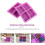 2PCS Sea Wave Silicone Soap Mold Set for Handmade Aromatherapy Candle Making 3