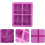 2PCS Sea Wave Silicone Soap Mold Set for Handmade Aromatherapy Candle Making 5