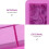 2PCS Sea Wave Silicone Soap Mold Set for Handmade Aromatherapy Candle Making 6