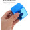 12pcs Manual Double Hole Pencil Sharpener Comfortable Grip, Plastic Handheld Sharpener in Assorted Colors 4