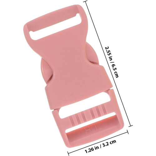 10 Pairs 2.5cm Multi-function Plastic Buckles Side Release Clips for Backpack Straps 1