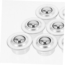 12pcs aço inoxidável montado rolamentos de transferência bola transferência mesa suporte copo fácil de transportar e usar rolamentos pesados