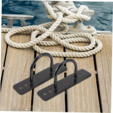 2pcs aço inoxidável fitness corda suporte parede montagem âncoras para ioga e ginásio