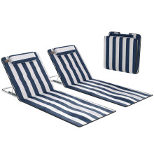 Esterillas de Playa Azul 134 x 48 x 43 cm