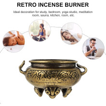 2er-Set Räuchergefäße, Heimdekoration, Kupfer, Vintage-Stil, chinesischer Aromatherapie-Brenner
