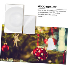 15 Stück Bastelschaum-Glöckchen zum Selberbasteln von Weihnachtsschmuck für Jungen und Mädchen