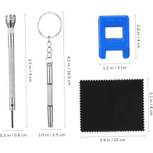 Relógio Reparação Kit de Parafusa 16 Pinos de Banda de Relógio Parafusas de Precisão para Reparação de Óculos e Óculos de Sol