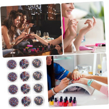 Autocollants à ongles à paillettes en forme d'étoiles pour nail art, fournitures de manucure DIY et décoration de fête