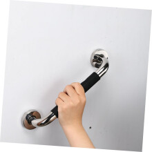 Lot de 2 barres d'appui en acier inoxydable pour salle de bain, poignées de sécurité antidérapantes pour barres de douche pour personnes âgées