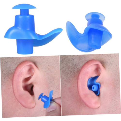 15 Paar Silikon-Schwimmohrstöpsel, ergonomische Form