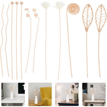12 Stück Aromastäbchen mit ätherischen Ölen, Duftrichtung Beige-Weidengras, vielseitig einsetzbar, für ein angenehmes Raumklima